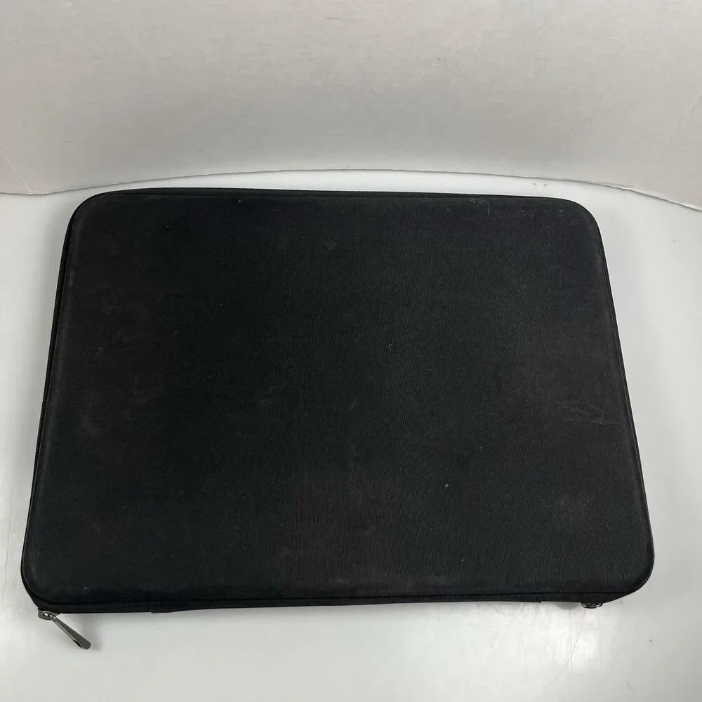Smatree Hard Shell Laptop Sleeve Case 15” Black Protective Zip Travel Case